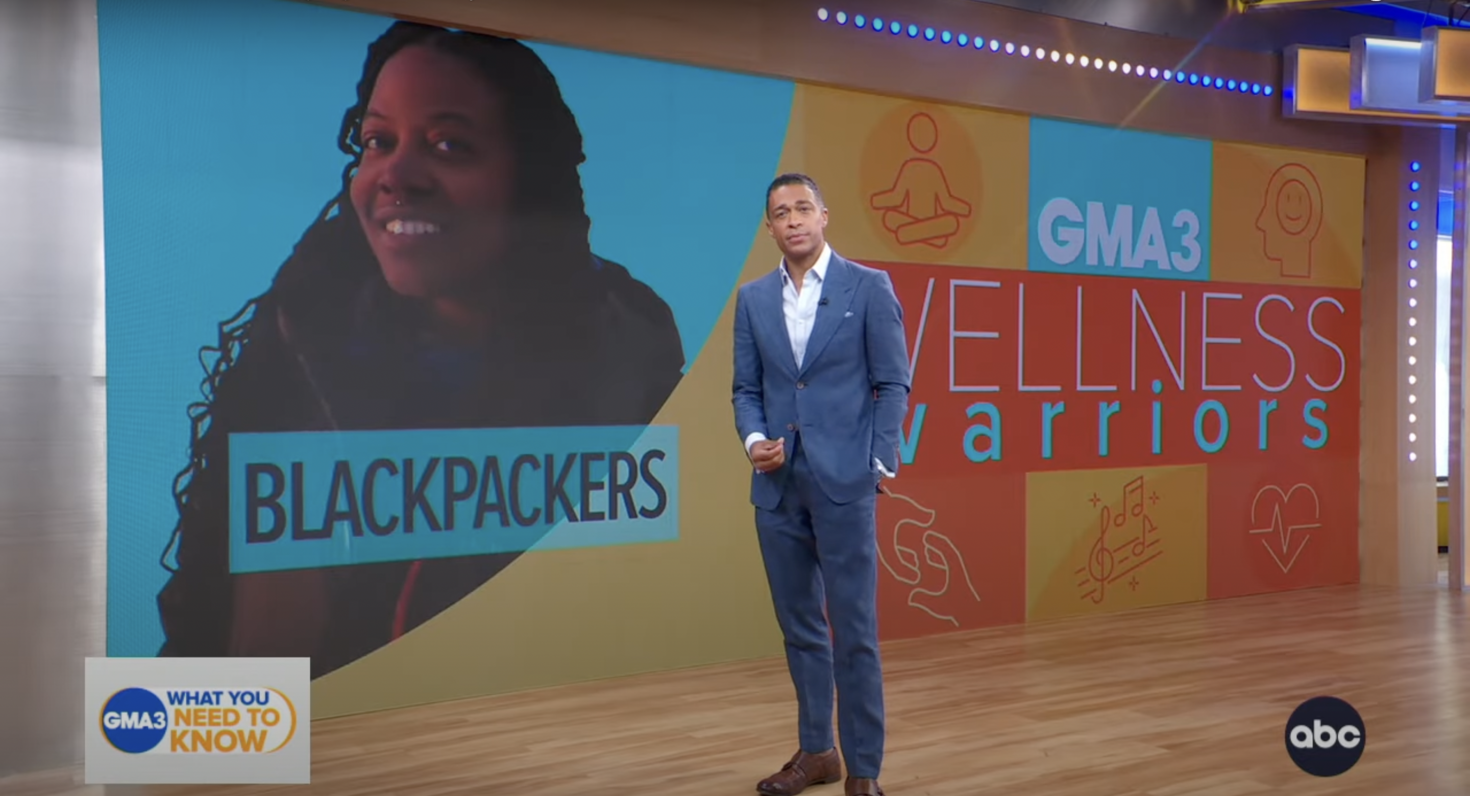 Blackpackers Patricia Cameron on GMA3